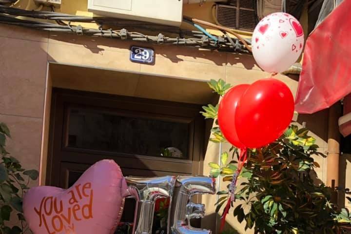 Detalles con globos