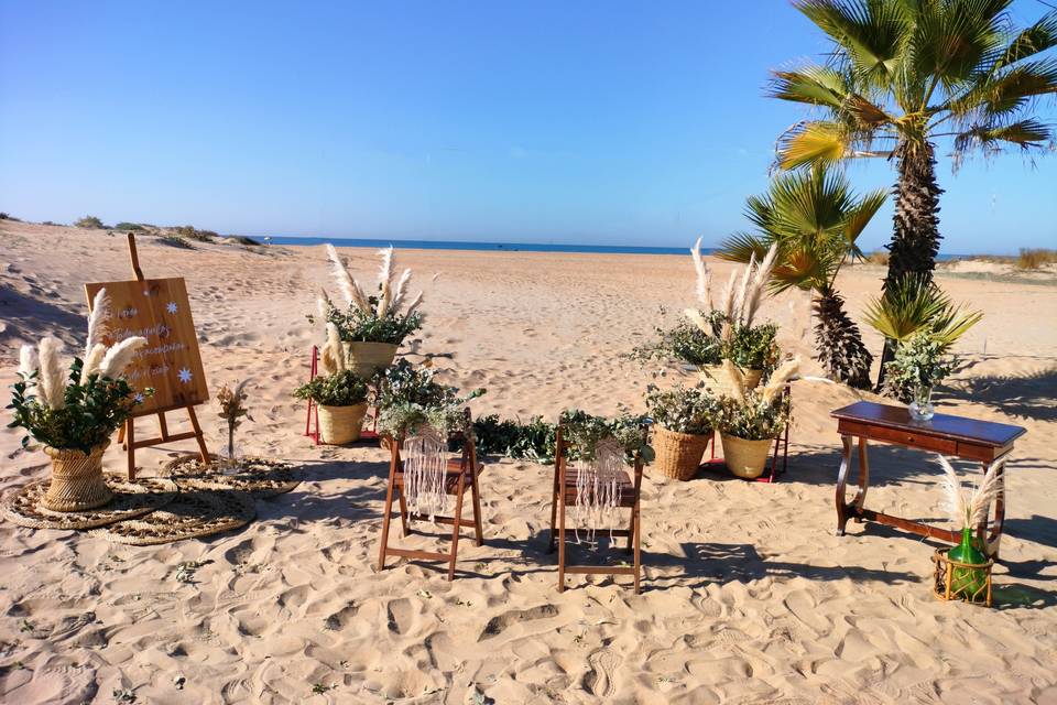 Boda en la playa