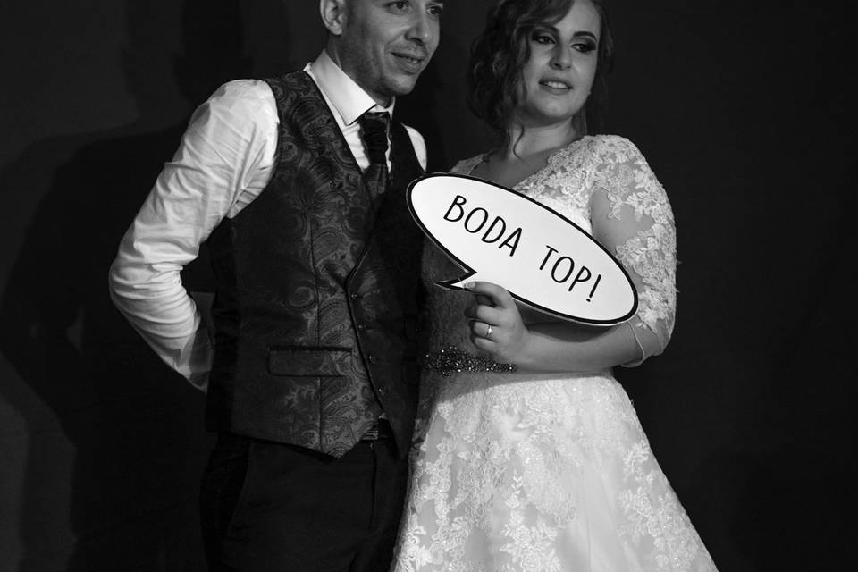 Jose y Maria en su boda