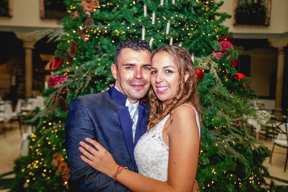 Postboda en navidad