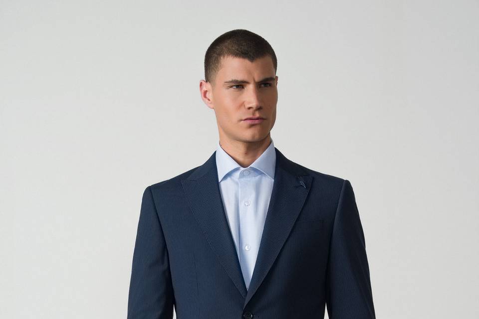 Traje mil rayas tejidoelástico