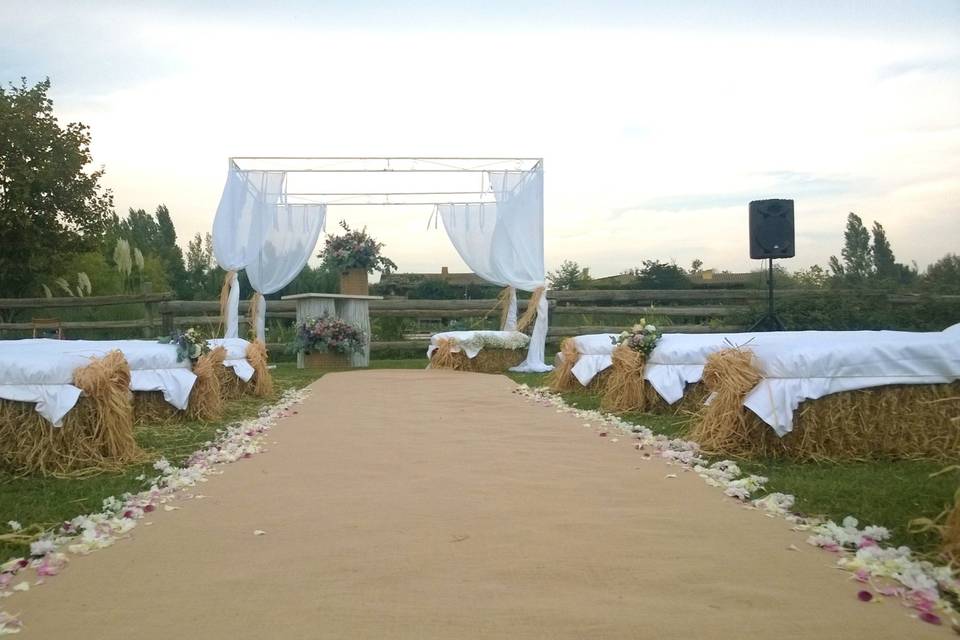 Pasillo de la ceremonia