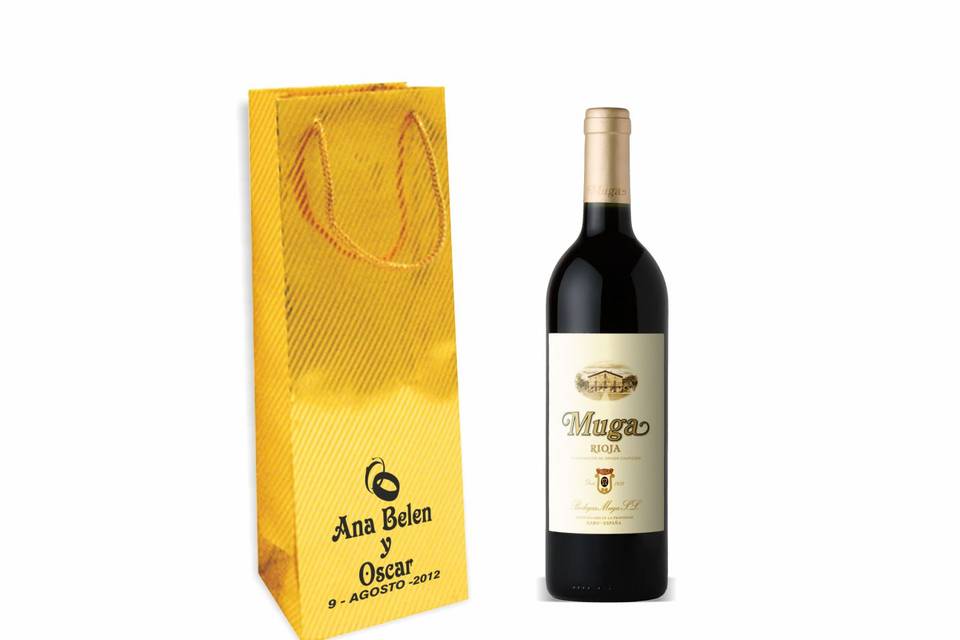 Ref. 20411. Margaux. Bolsa non woven para una botella (sin botella)