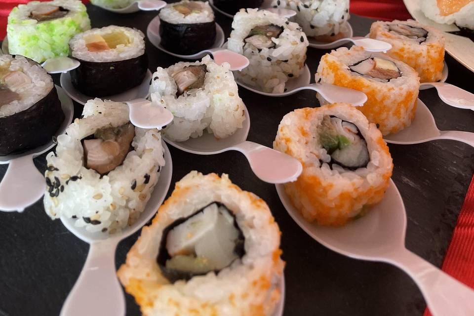 Puesto sushi