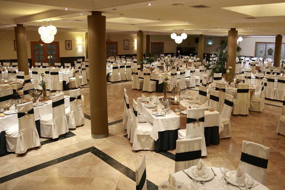 Salón para el banquete