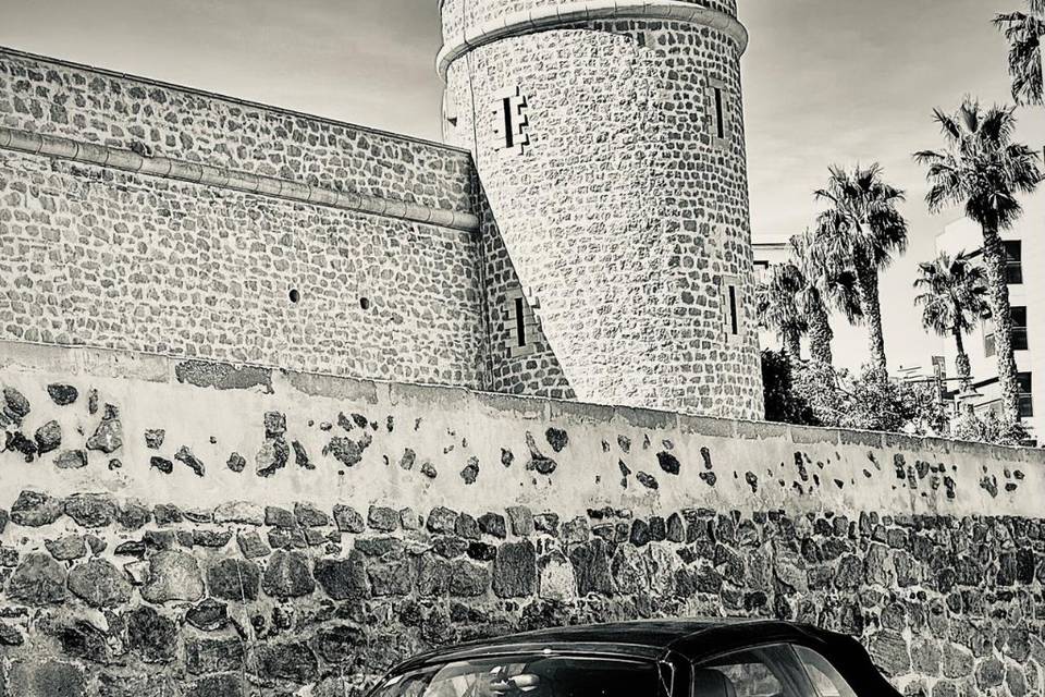 Coche gris