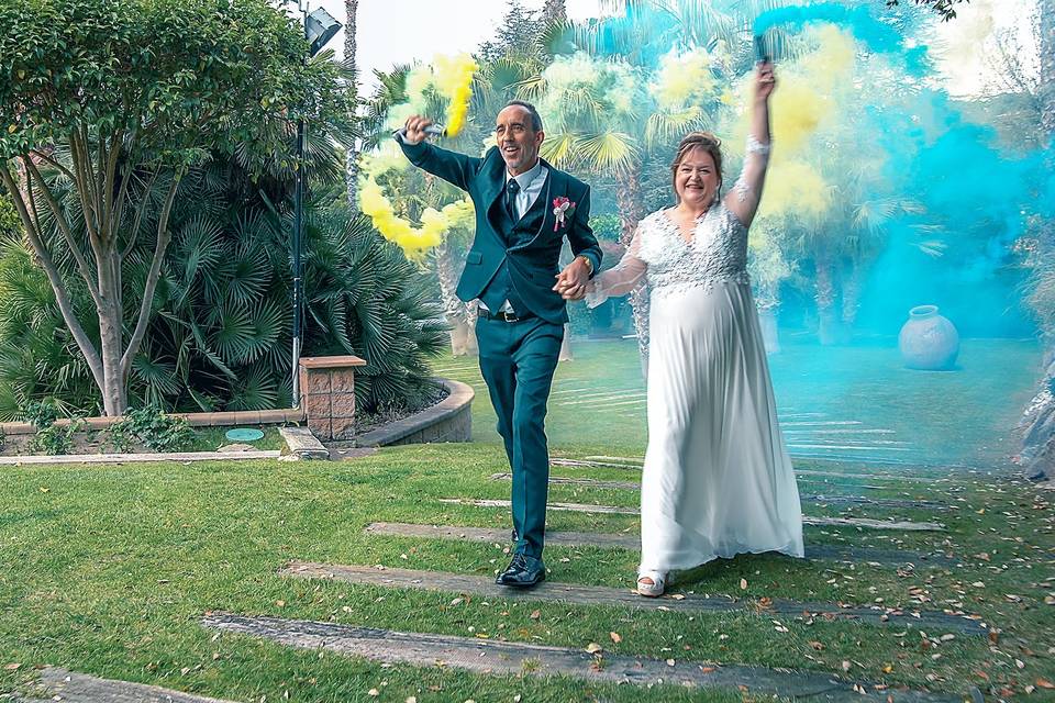 Entrada recién casados