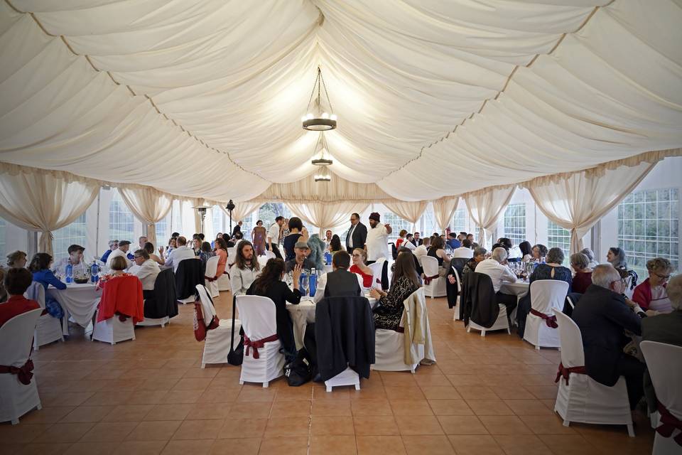 Interior banquete