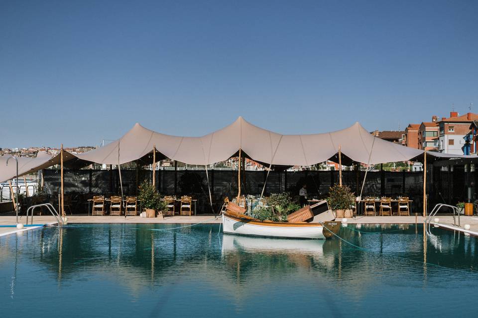 Carpa para banquetes