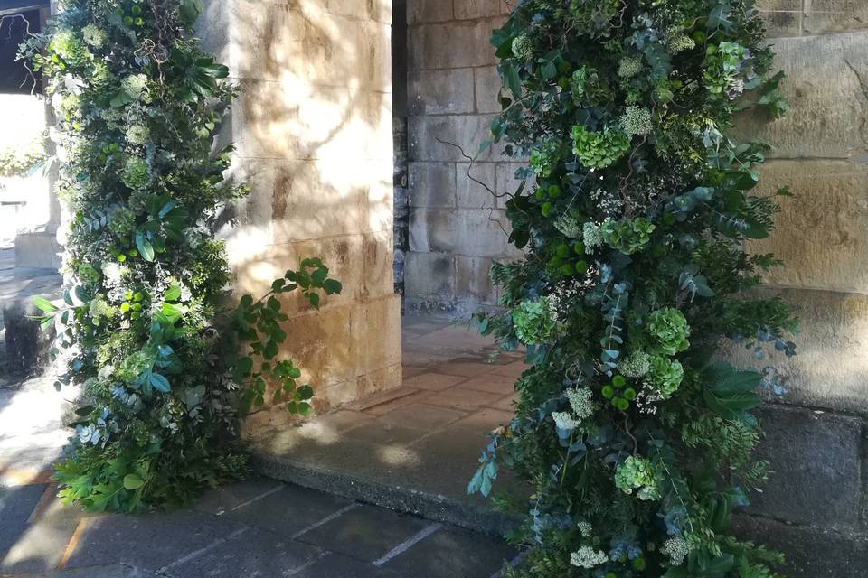 Entrada de la iglesia