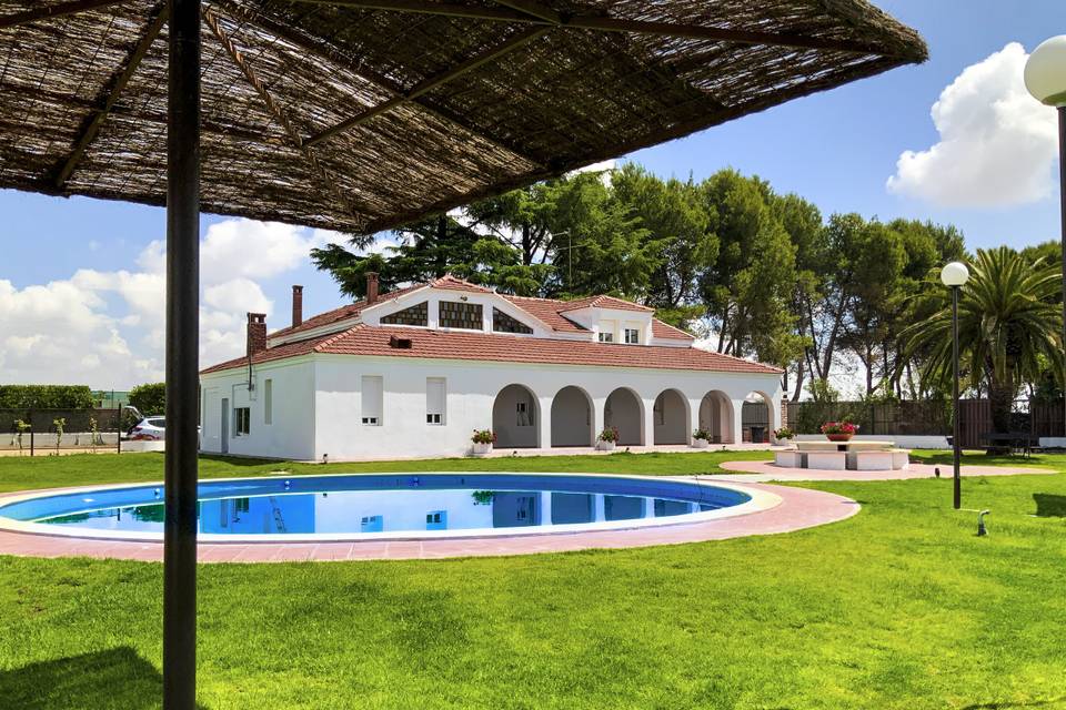 Jardines piscina