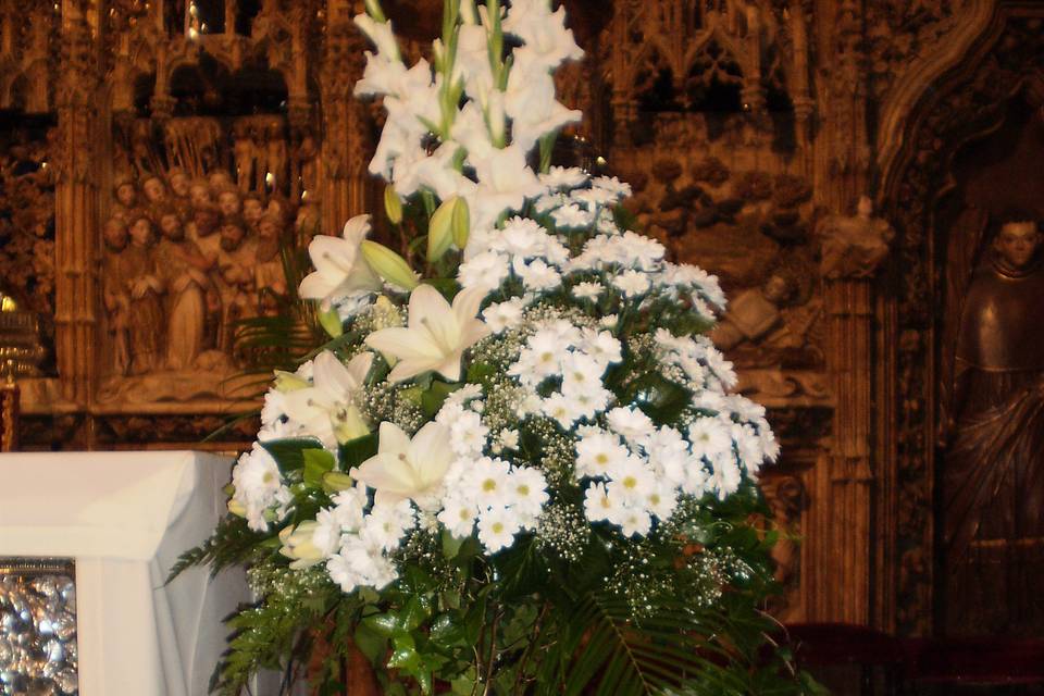 Flores para altar
