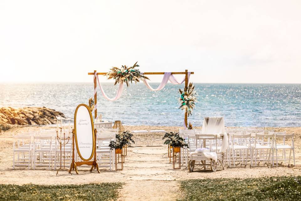 Ceremonia en la playa