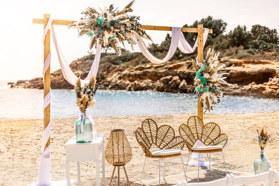Ceremonia en la playa