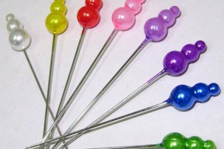 Alfileres de colores