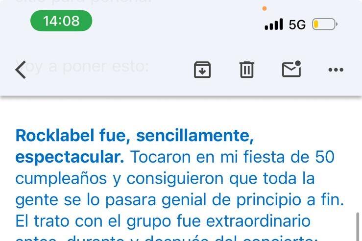 Una de nuestras recomendacione