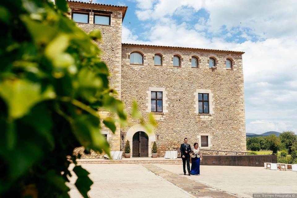 Ceremonia frenre al Castillo