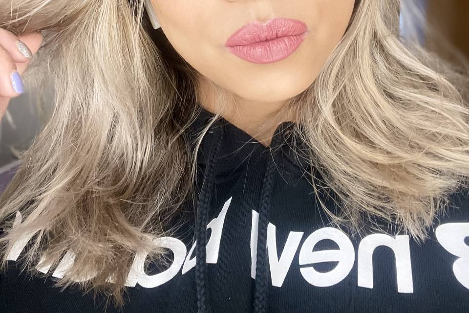 Ahumado rosa con eyeliner