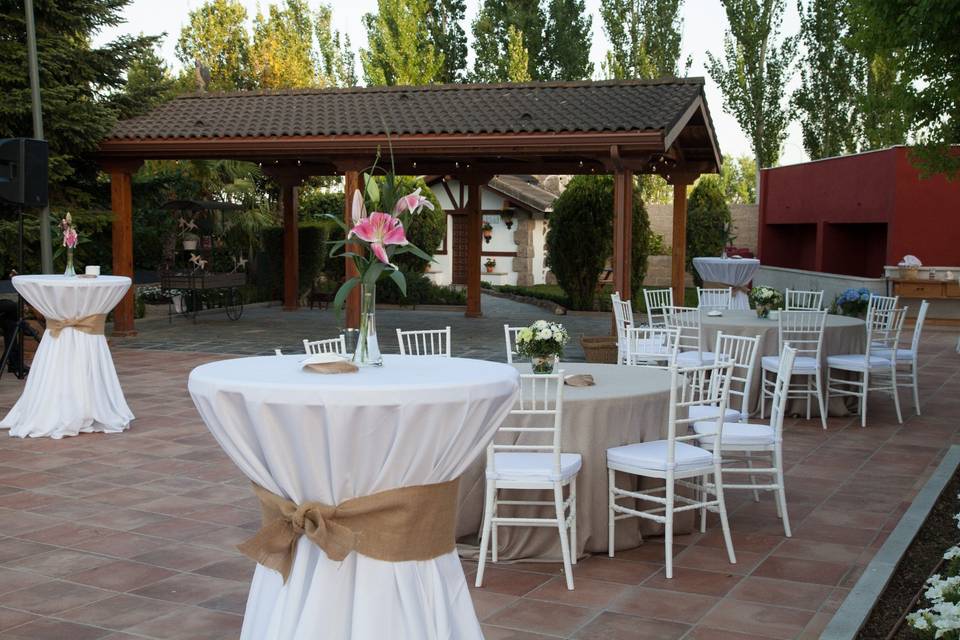 Pérgola en el Jardín El Lago