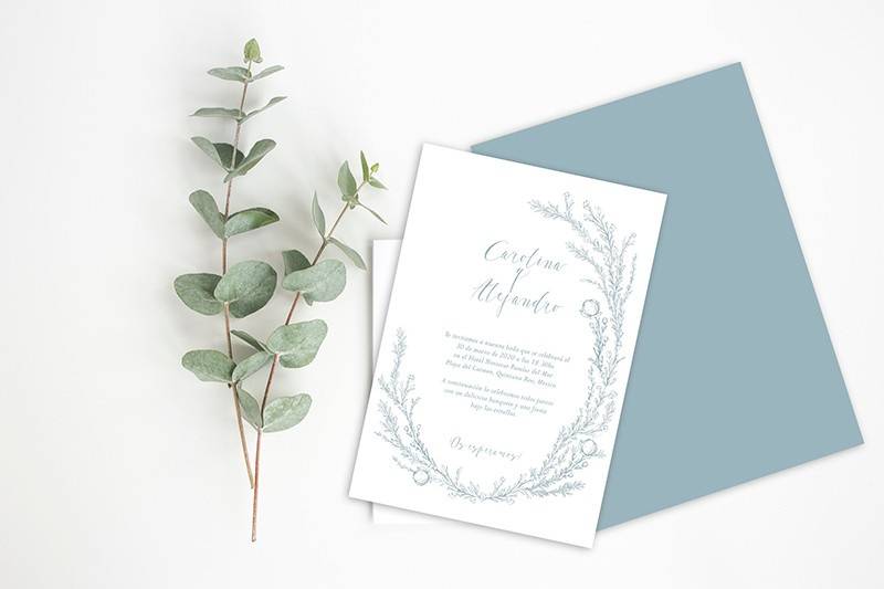 Invitación boda Acuarela