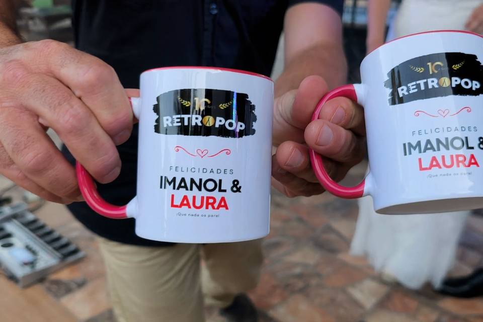 Tazas Imanol y Laura