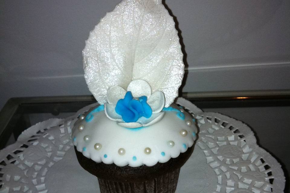 Cupcake de chocolate