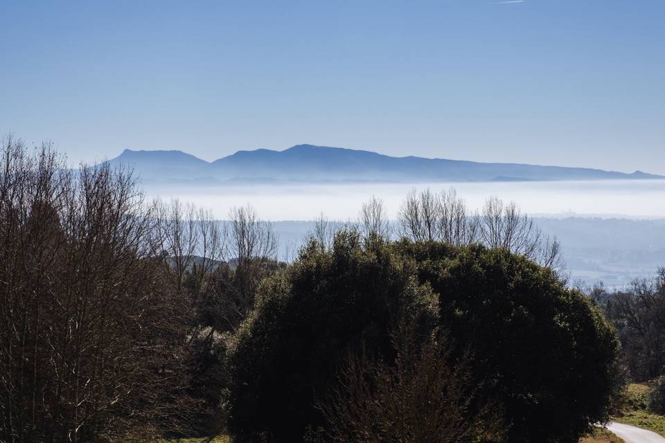 Vistas sobre Montseny