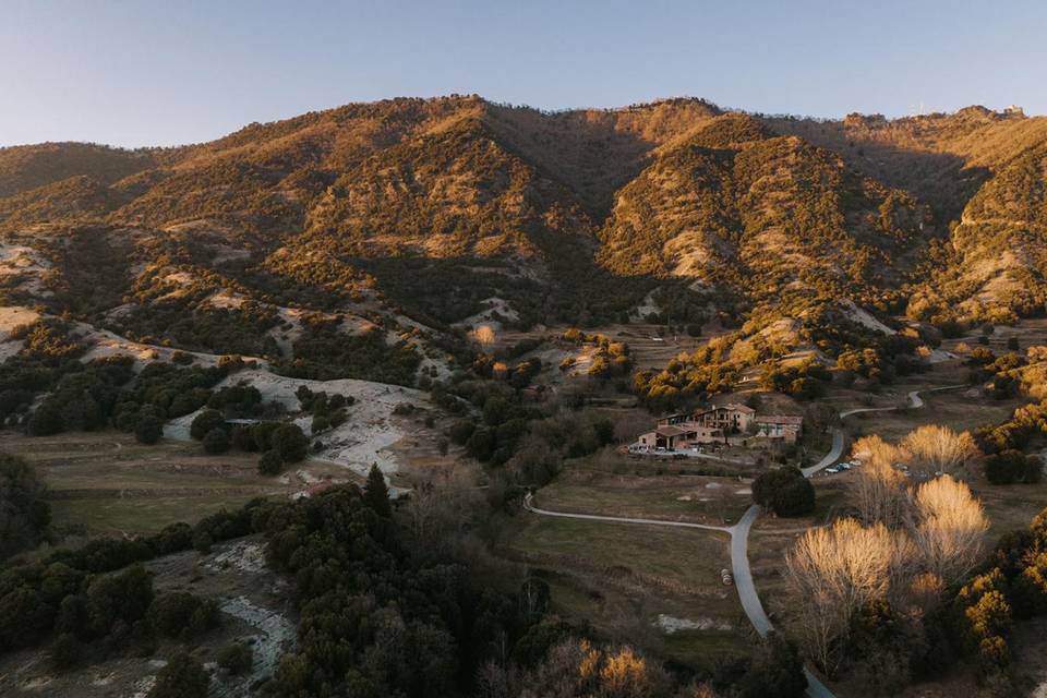 Vista aérea finca