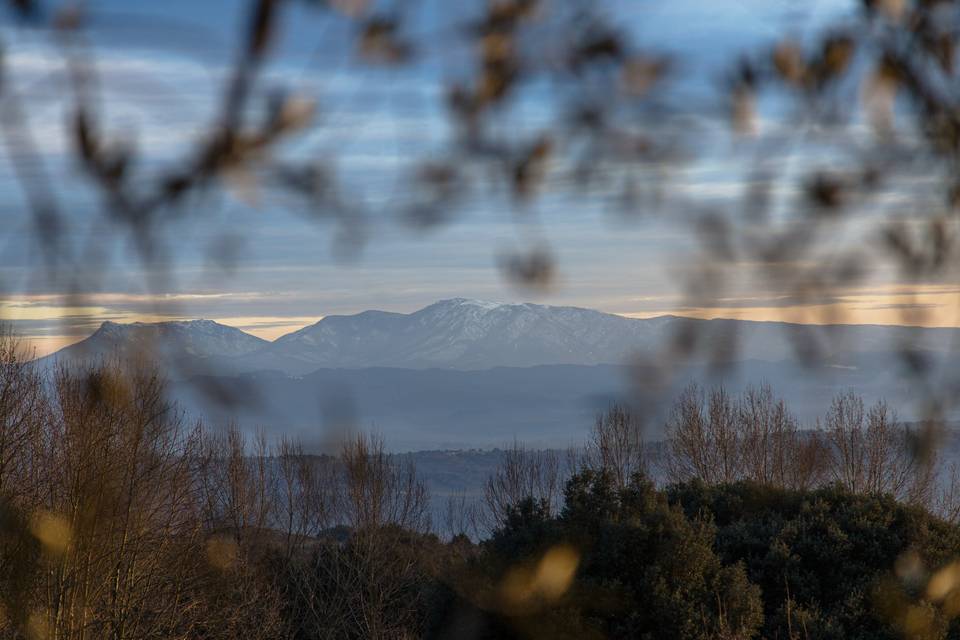 Vistas Montseny nevado