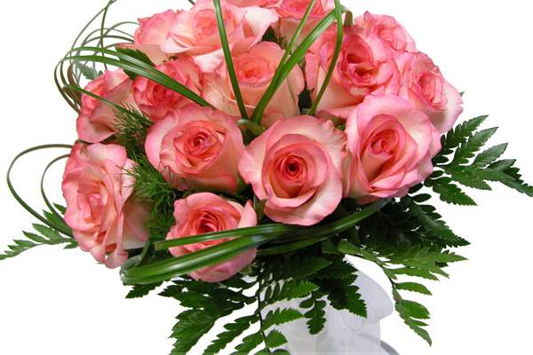 Ramo de novia rosas rosa