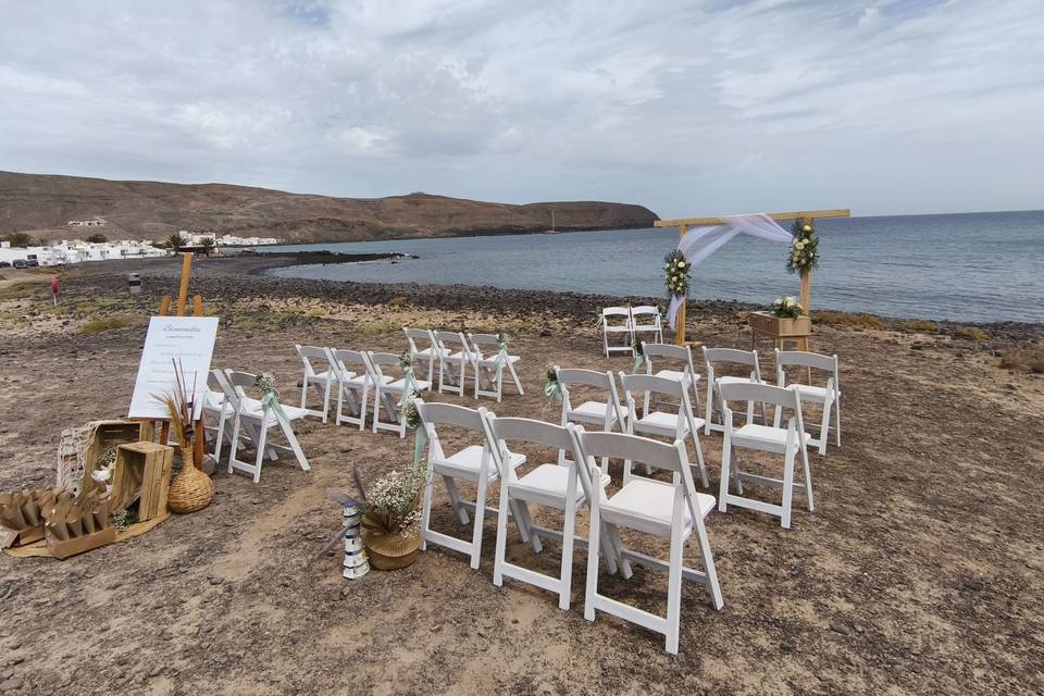 Ceremonia en la playa