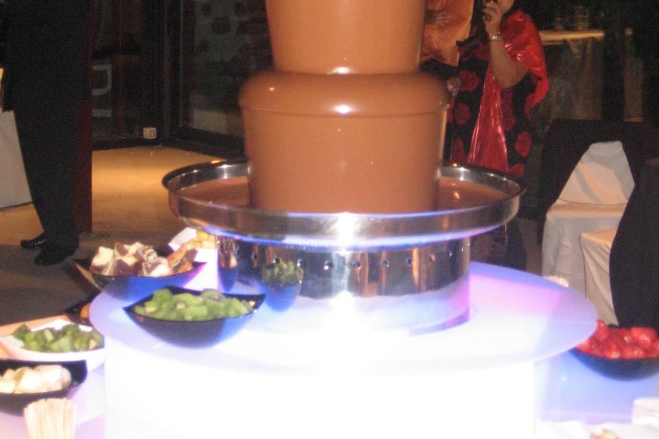 Fuente de chocolate