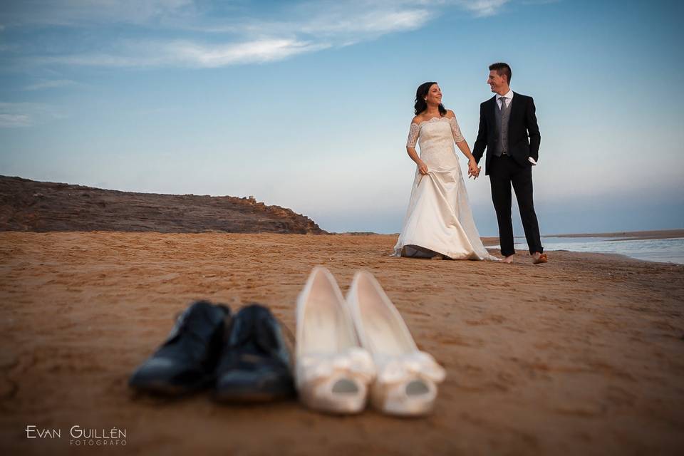 Fotos de boda en Calblanque