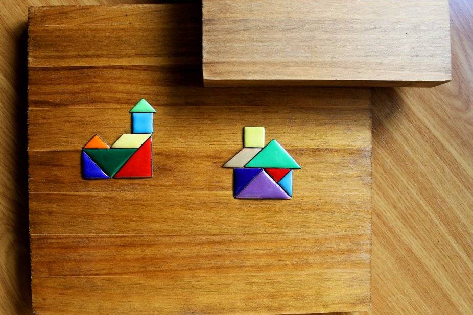 Imanes puzzle Tangram