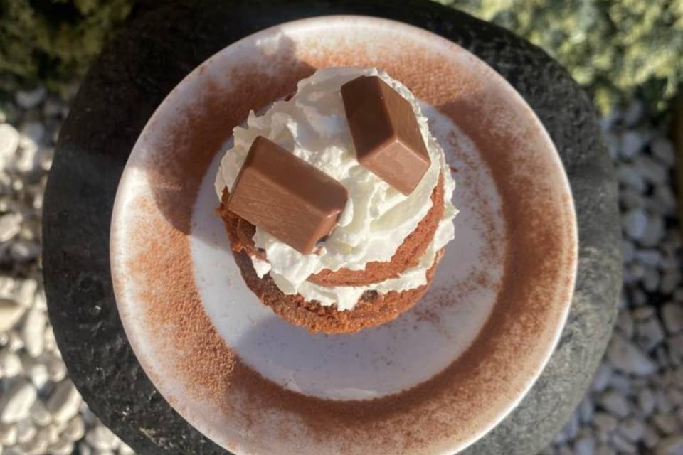 Tarta de choco y nata