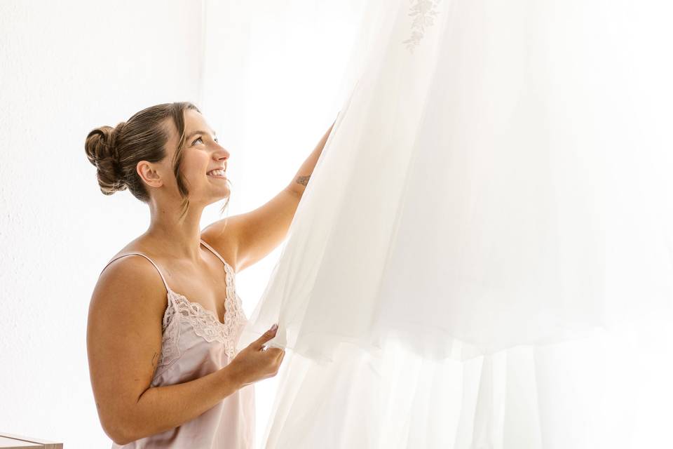 La novia en la Wedding Room