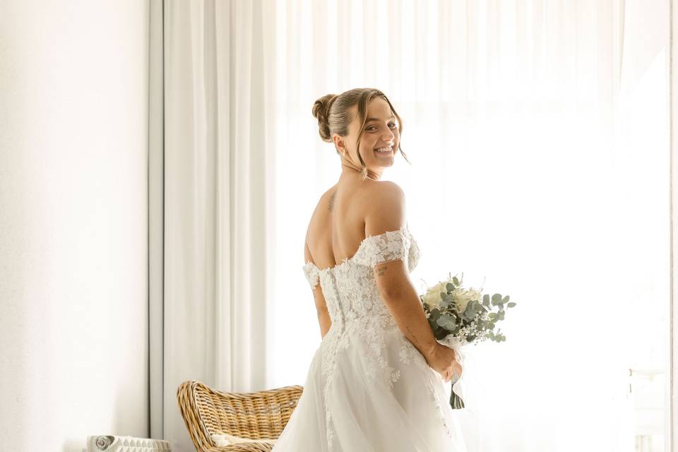 La novia en la Wedding Room