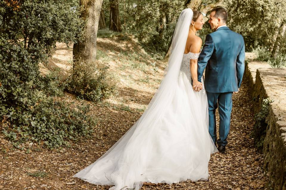 Sesión de fotos de los novios