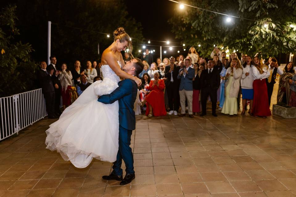 Baile nupcial exterior