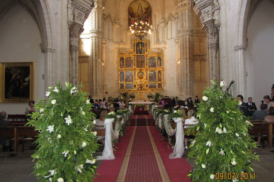 Decoración entrada Iglesia