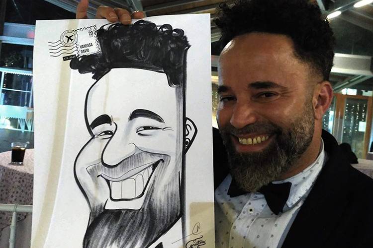 Caricaturas en eventos