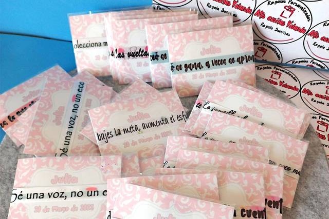 Pulseras con frase