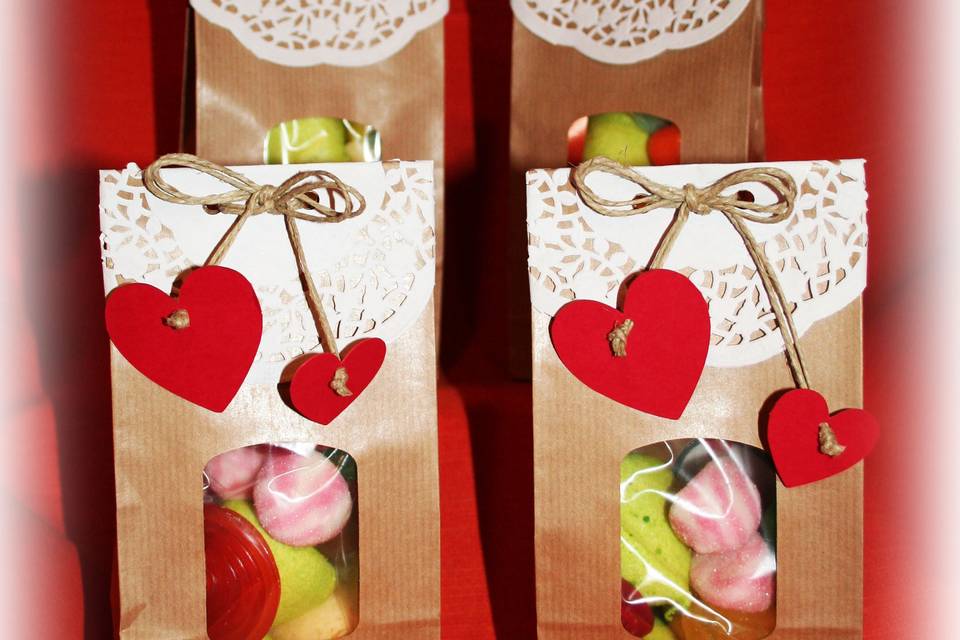 Bolsas Kraft Romanticas