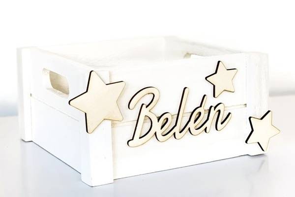 Caja de madera personalizada e