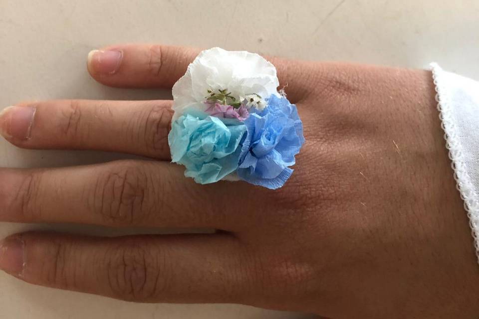 Anillo de flores