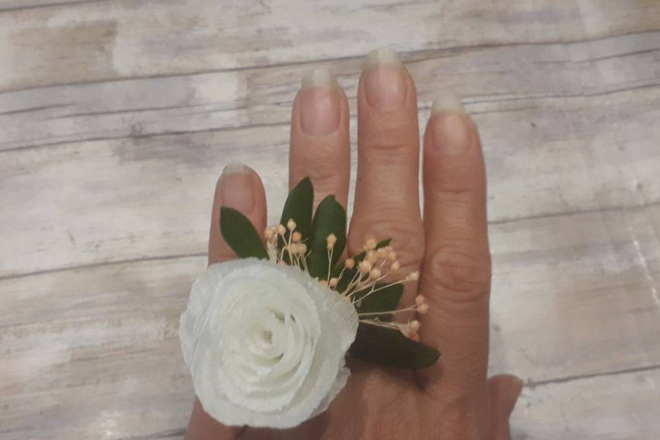 Anillo de flores