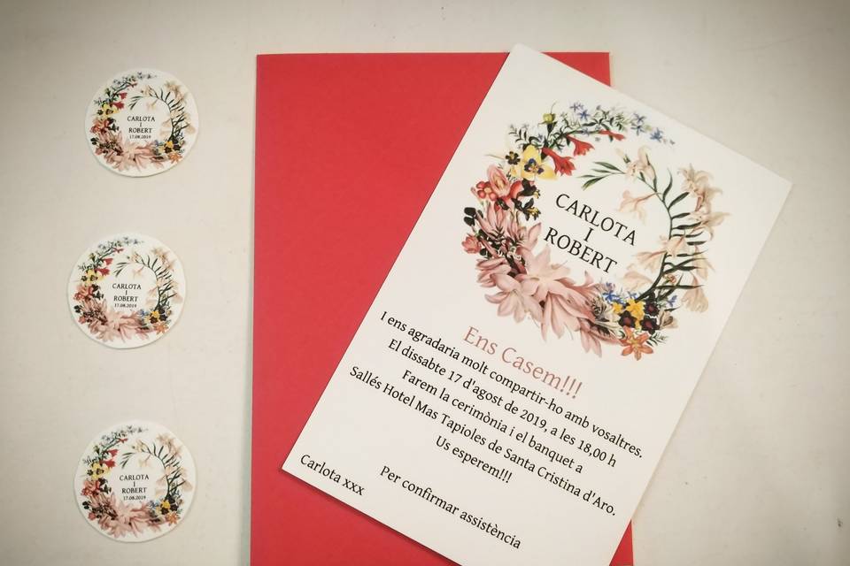 Invitacions de boda