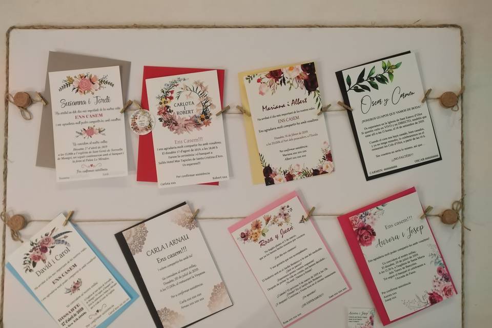 Papelería de bodas