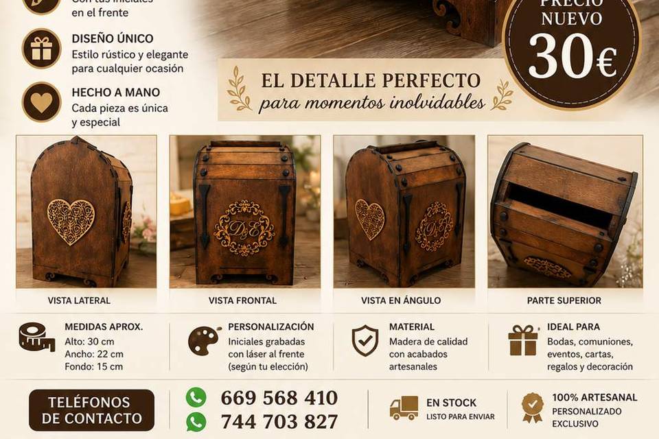 Buzon para los sobres de los n