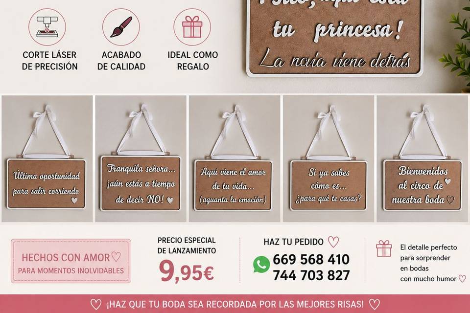 Cartel boda